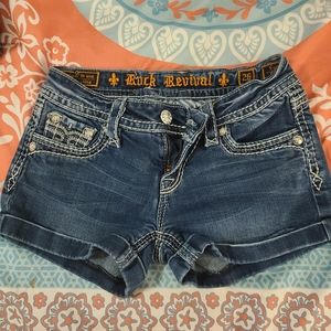 Rock Revival Jean Shorts